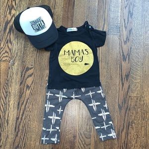 Boutique Infant Boy Matching Set